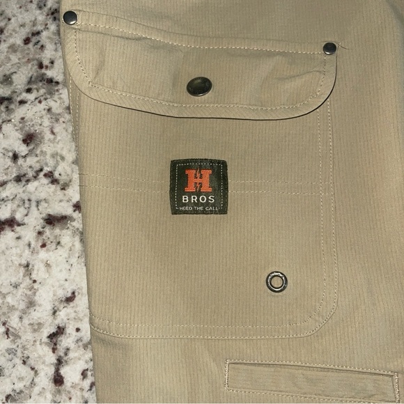 Howler Bros Shorts Size 34 Khaki Watermans Ripstop Nylon Outdoors Beige Men Work - Picture 5 of 12